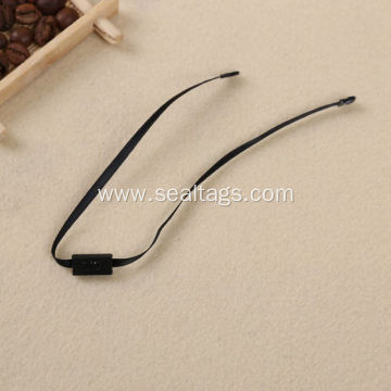 Black ribbon cord high quality brand tag seal